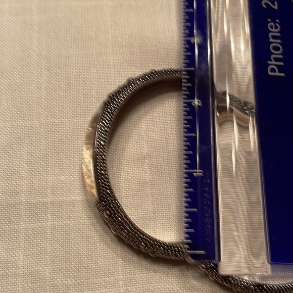 Michael Dawkins Starry Night Moonstone Sterling Cuff - Picture 9 of 13